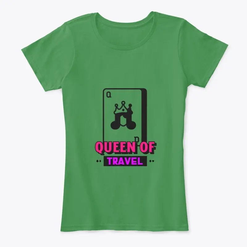 QUEEN OF TRAVEL T-SHIRT