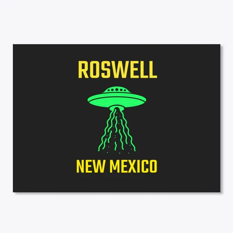 ROSWELL NEW MEXICO "UFO" STICKER