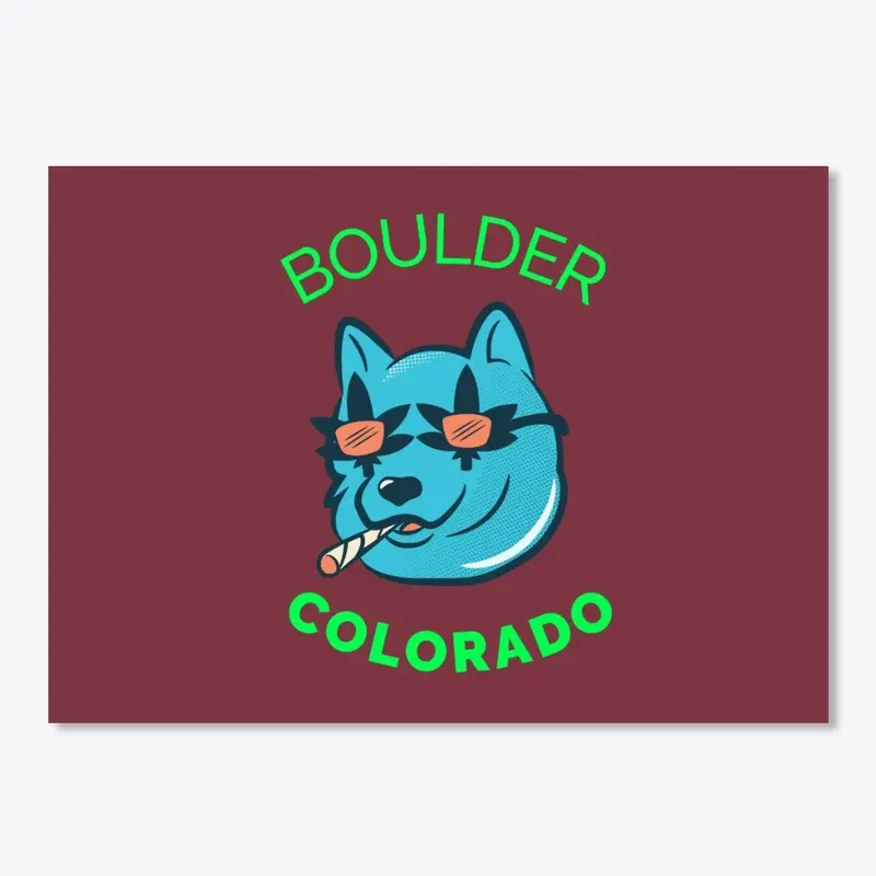 BOULDER COLORADO STICKER