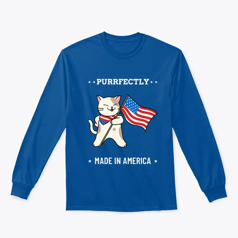 PURRFECTLY MADE IN AMERICAN TEE